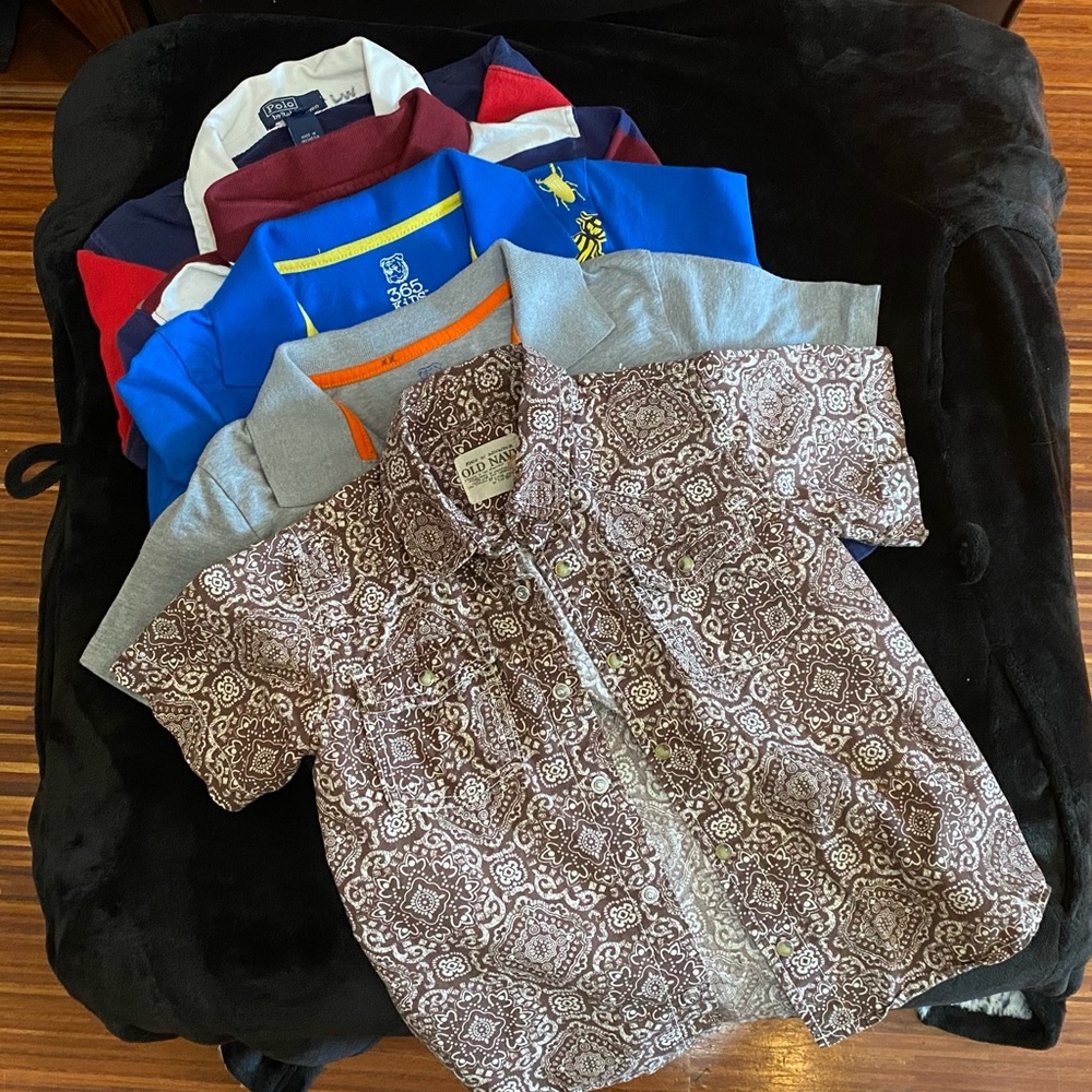 Lot of 5 Collared Shirts